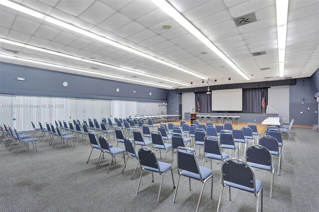 551 NW 80th Ter Unit 203, Margate, FL 33063 - view of carpeted cinema room