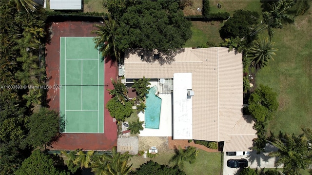 2180 SW 115th Ter, Davie, FL 33325 - aerial view of property and surrounding area with a pool area