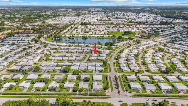1897 SW 20th Cir, Boynton Beach, FL 33426 - aerial overview of property's location featuring a nearby body of water and nearby suburban area