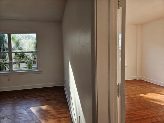900 16th St Unit 207, Miami Beach, FL 33139 - spare room featuring wood finished floors and baseboards