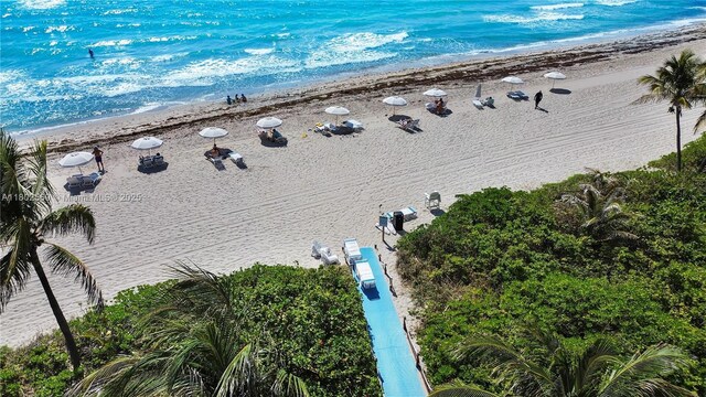 2080 S Ocean Dr Unit Ph4, Hallandale Beach, FL 33009 - drone / aerial view of unending shoreline