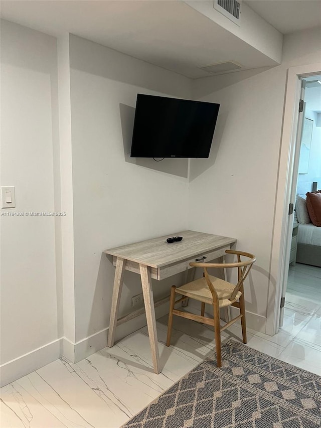 2301 Collins Ave Unit 326, Miami Beach, FL 33139 - office space with marble look tiles and baseboards