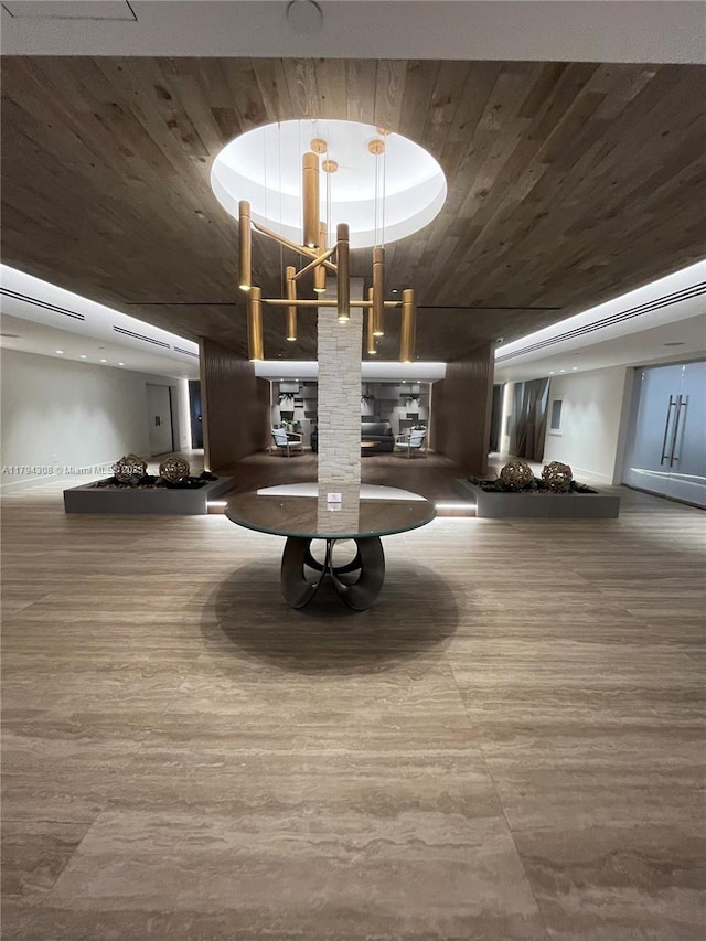 2301 Collins Ave Unit 326, Miami Beach, FL 33139 - common area featuring wood ceiling
