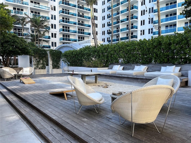 2301 Collins Ave Unit 326, Miami Beach, FL 33139 - view of wooden deck