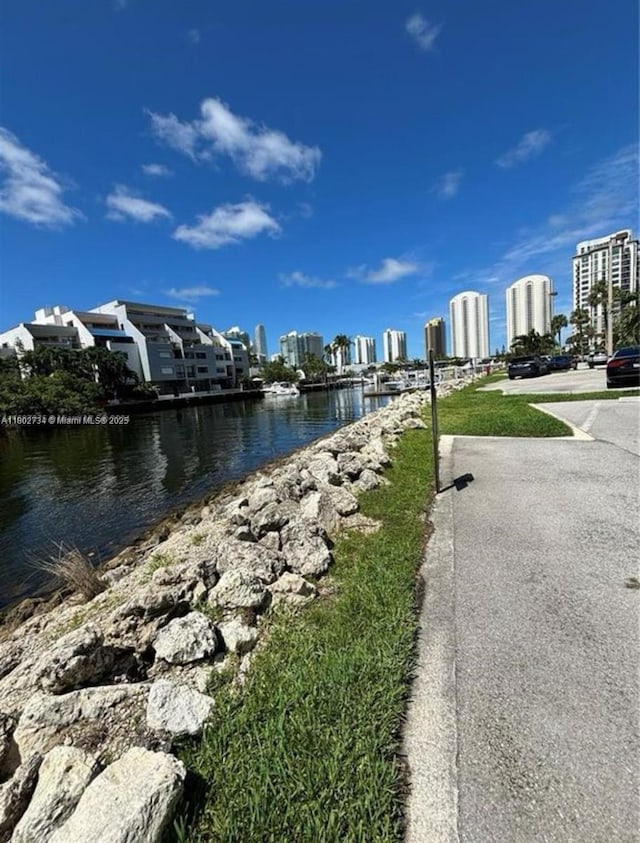 400 Kings Point Dr Unit 928, Sunny Isles Beach, FL 33160 - water view with a view of skyline