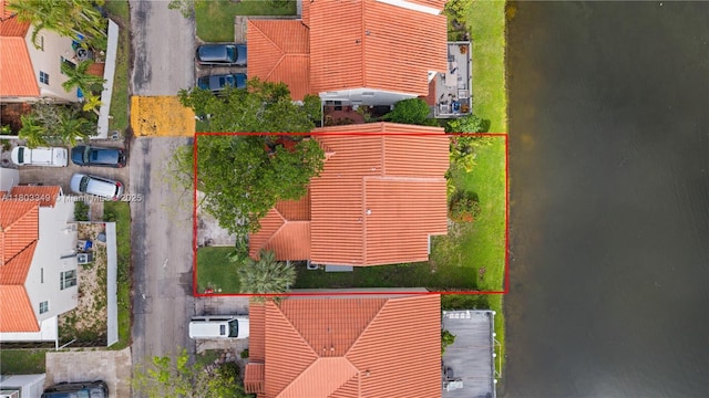 3835 Lombardy St, Hollywood, FL 33021 - aerial view of property and surrounding area featuring property boundaries highlighted