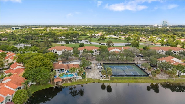 3835 Lombardy St, Hollywood, FL 33021 - aerial view of property's location featuring a large body of water and a tree filled landscape