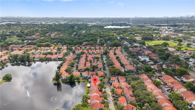 3835 Lombardy St, Hollywood, FL 33021 - aerial perspective of suburban area with a nearby body of water