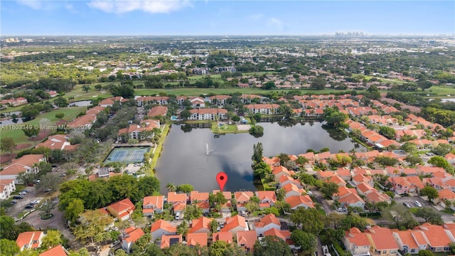 3835 Lombardy St, Hollywood, FL 33021 - aerial perspective of suburban area with a large body of water