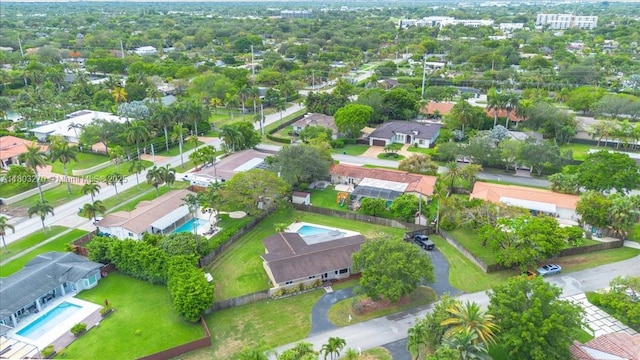9750 SW 143rd Dr, Miami, FL 33176 - aerial view of residential area featuring a pool