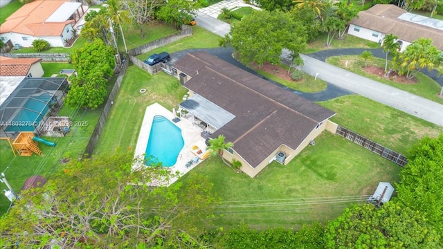 9750 SW 143rd Dr, Miami, FL 33176 - drone / aerial view of a pool