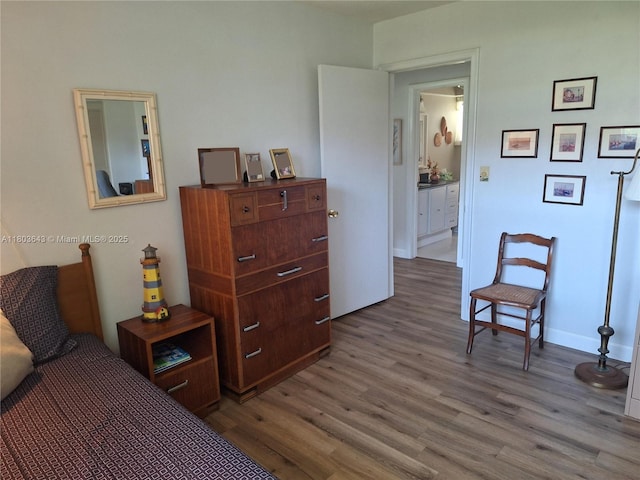 1101 SW 75th Ter, Plantation, FL 33317 - bedroom with wood finished floors and baseboards