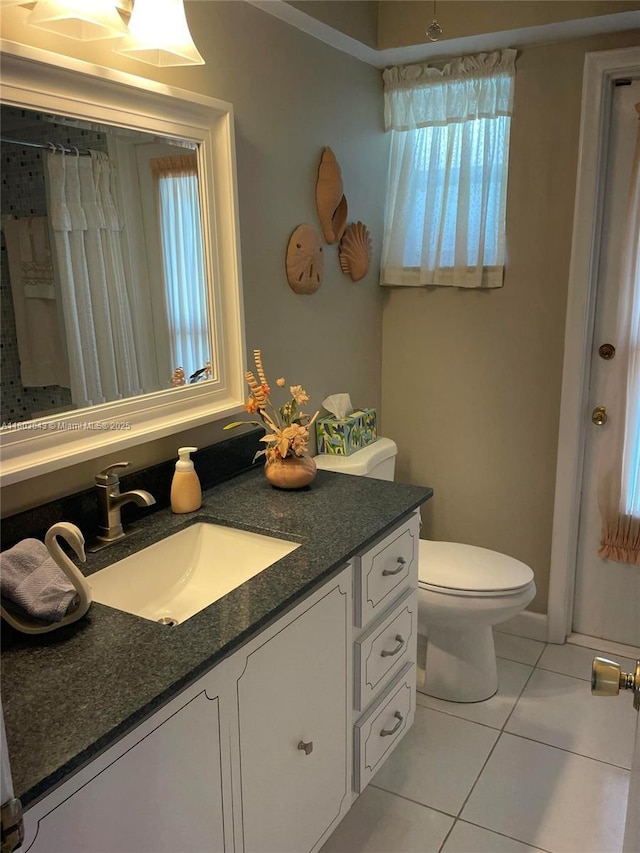 1101 SW 75th Ter, Plantation, FL 33317 - full bathroom featuring tile patterned floors, vanity, and a shower with curtain