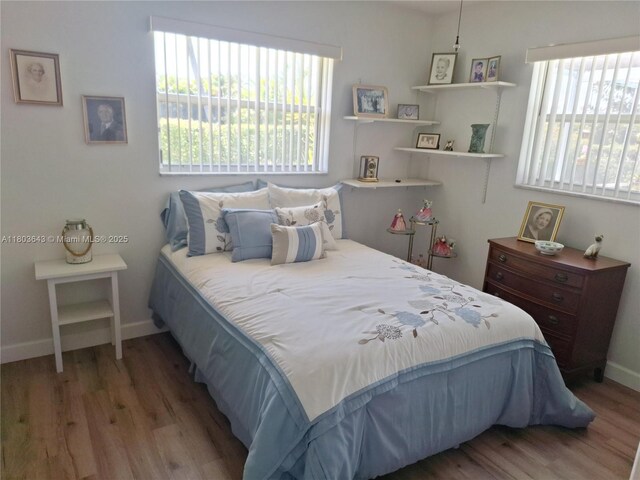 1101 SW 75th Ter, Plantation, FL 33317 - bedroom with wood finished floors and baseboards