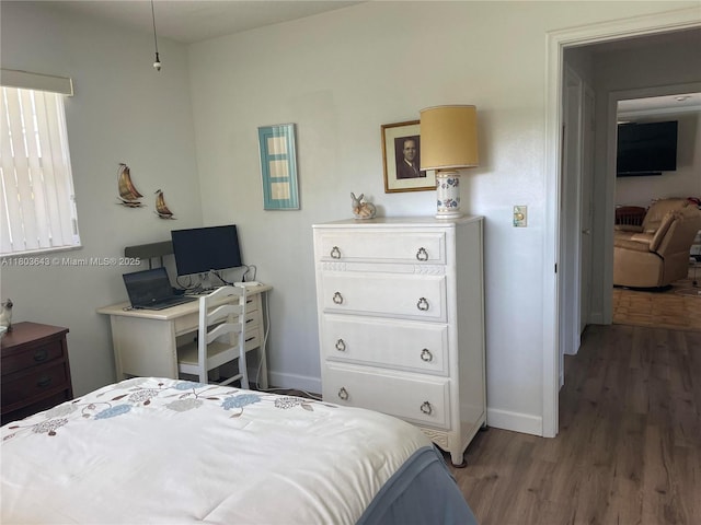 1101 SW 75th Ter, Plantation, FL 33317 - bedroom featuring wood finished floors and baseboards