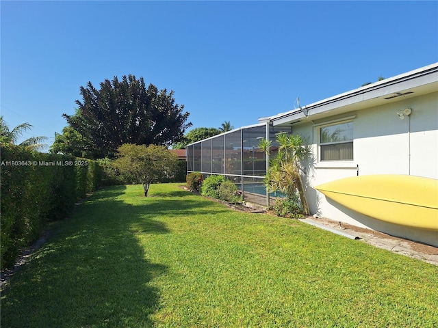 1101 SW 75th Ter, Plantation, FL 33317 - view of green lawn featuring a lanai
