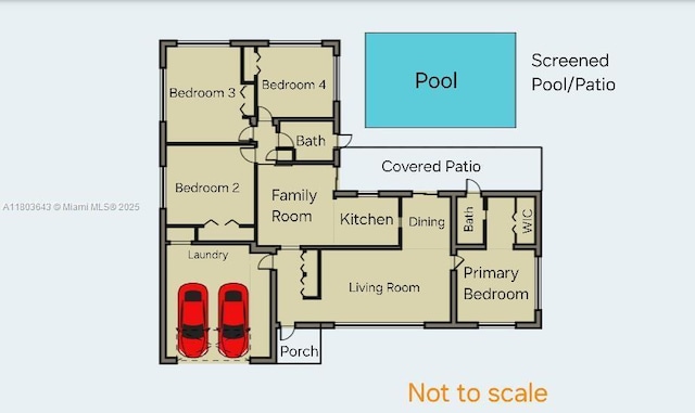 1101 SW 75th Ter, Plantation, FL 33317 - view of home floor plan