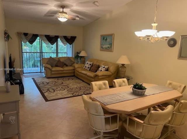 1301 Sabal Ridge Cir Unit G, Palm Beach Gardens, FL 33418 - living area with a chandelier and a ceiling fan