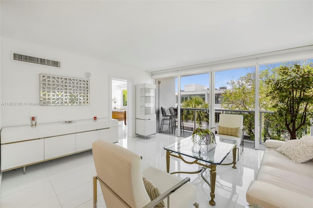 1 Harbour Way Unit 305, Bal Harbour, FL 33154 - living room with light tile patterned floors