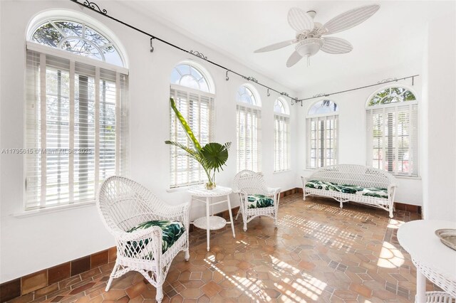 1801 SW 12th St, Miami, FL 33135 - sunroom / solarium with french doors and baseboards