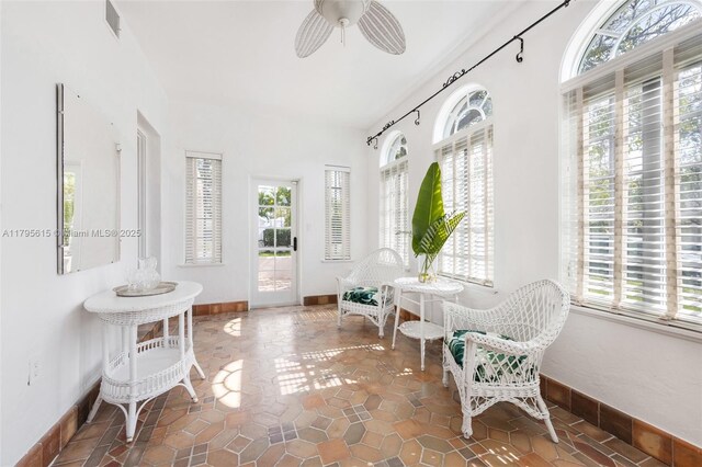 1801 SW 12th St, Miami, FL 33135 - sunroom with plenty of natural light and french doors