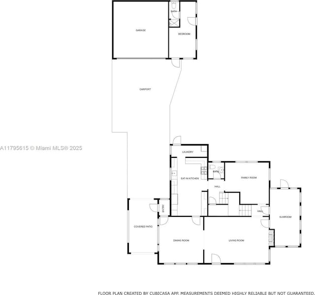 1801 SW 12th St, Miami, FL 33135 - home floor plan