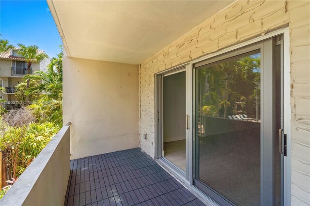 6886 N Kendall Dr Unit D207, Pinecrest, FL 33156 - view of balcony