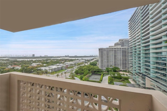 10185 Collins Ave Unit 1502, Bal Harbour, FL 33154 - balcony featuring a view of city