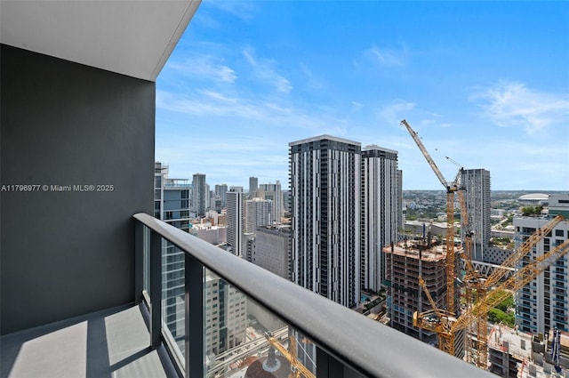 601 NE 1st Ave Unit 3504, Miami, FL 33132 - balcony with a view of city