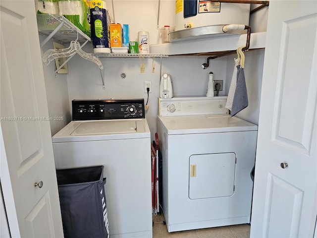 8240 NW 15th St, Pembroke Pines, FL 33024 - washroom with separate washer and dryer and light tile patterned floors