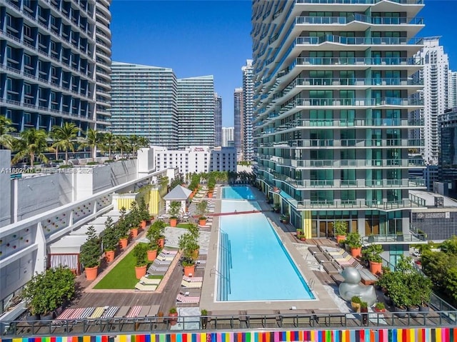 1300 S Miami Ave Unit 2006, Miami, FL 33130 - view of pool with a view of city