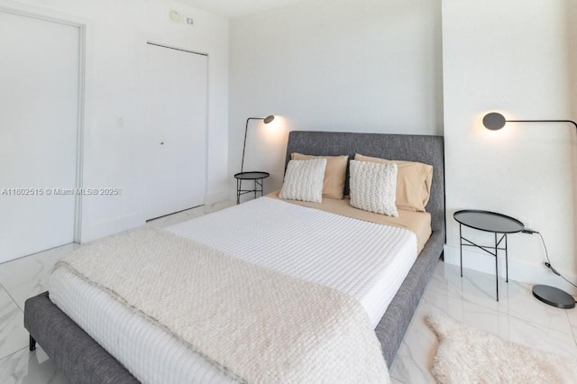1300 S Miami Ave Unit 2006, Miami, FL 33130 - bedroom featuring marble finish floors