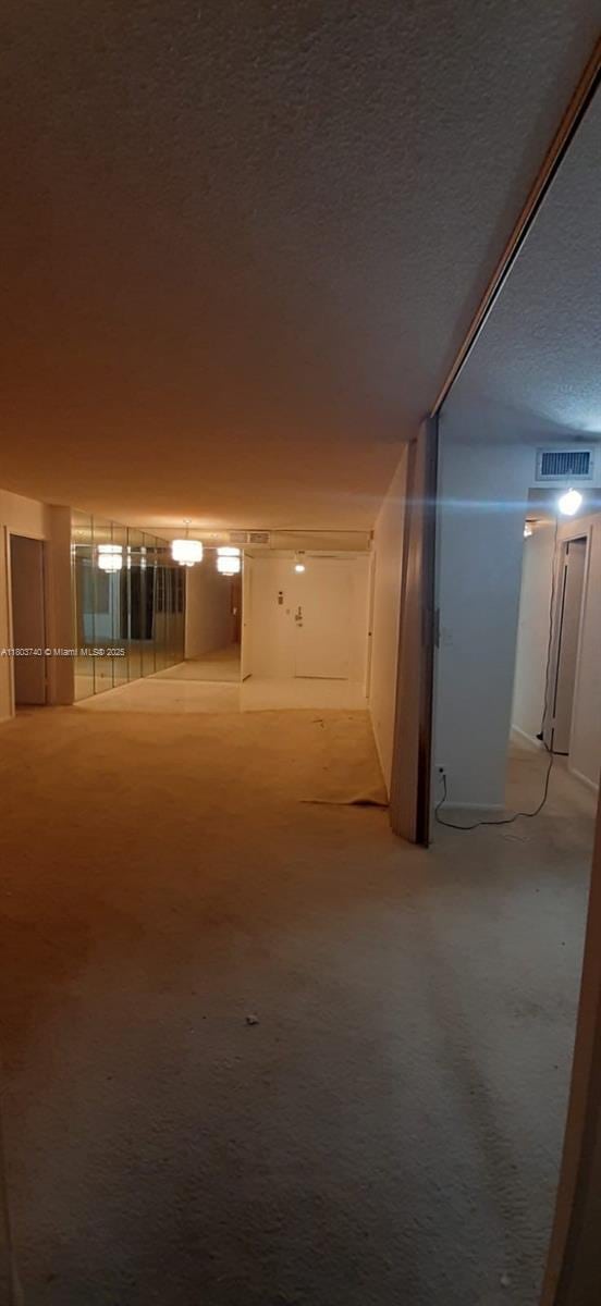 251 174th St Unit 1711, Sunny Isles Beach, FL 33160 - finished below grade area featuring light carpet and a textured ceiling
