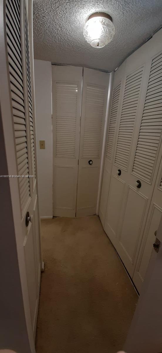 251 174th St Unit 1711, Sunny Isles Beach, FL 33160 - hall with a textured ceiling and light carpet
