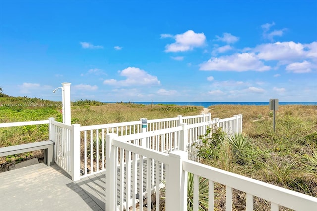 1850 S Ocean Blvd Unit 806, Lauderdale By The Sea, FL 33062 - view of patio with a water view