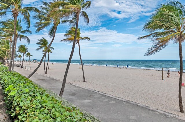 2201 S Ocean Dr Unit 2805, Hollywood, FL 33019 - water view with local beach