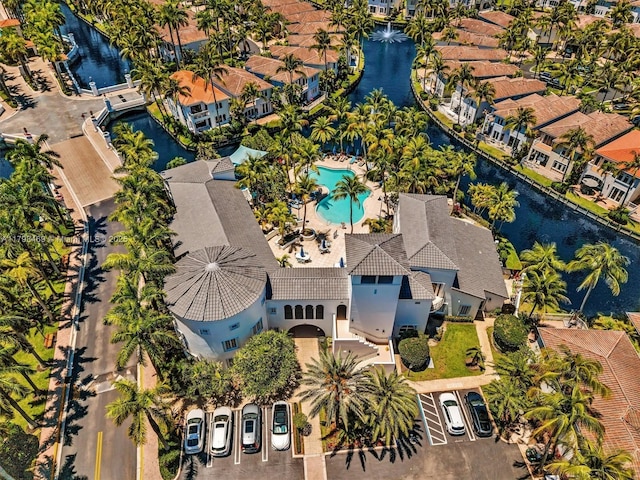 3144 NE 212th St, Aventura, FL 33180 - aerial perspective of suburban area featuring a nearby body of water and a pool area