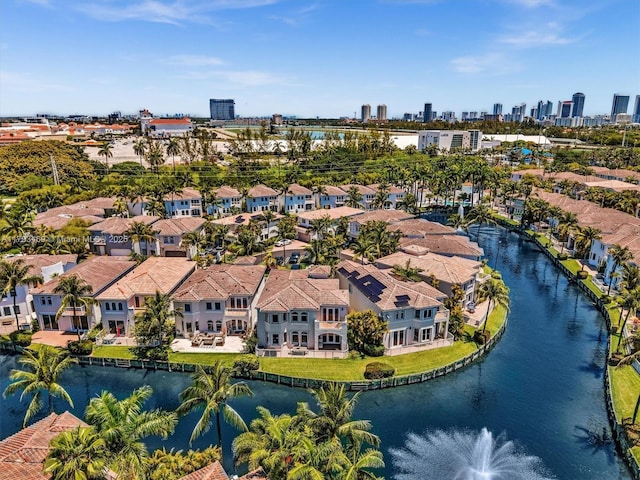 3144 NE 212th St, Aventura, FL 33180 - aerial perspective of suburban area featuring a nearby body of water and skyline