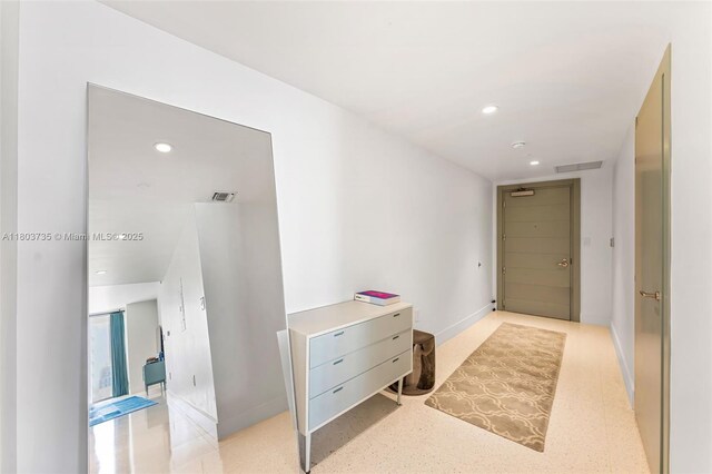 200 Biscayne Boulevard Way Unit 4005, Miami, FL 33131 - hallway with recessed lighting and baseboards