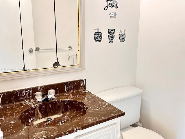 1000 Parkview Dr Unit 424, Hallandale Beach, FL 33009 - half bathroom featuring vanity and toilet