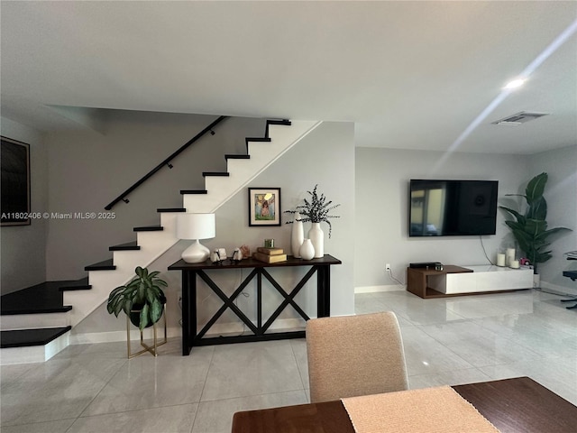 8443 SW 137th Ave Unit 8443, Miami, FL 33183 - stairway featuring baseboards and tile patterned floors