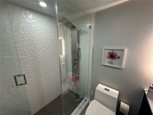 8443 SW 137th Ave Unit 8443, Miami, FL 33183 - bathroom with toilet and a stall shower