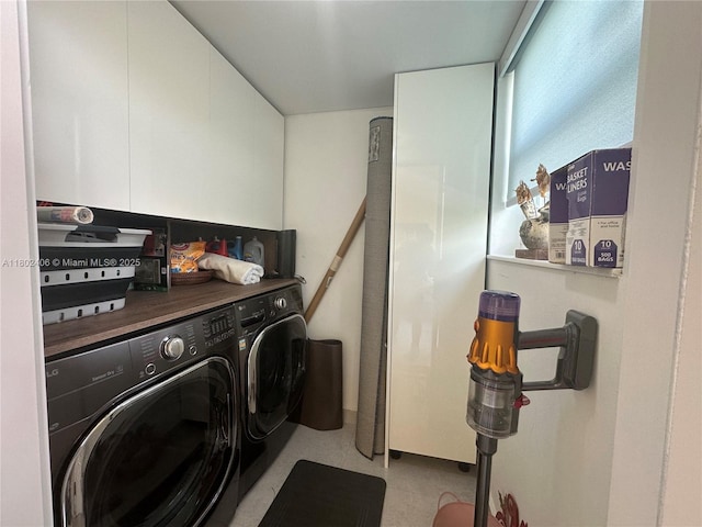 8443 SW 137th Ave Unit 8443, Miami, FL 33183 - washroom with independent washer and dryer and cabinet space