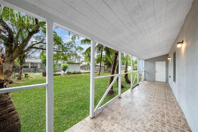 19735 NE 12th Ave, Miami, FL 33179 - unfurnished sunroom featuring plenty of natural light