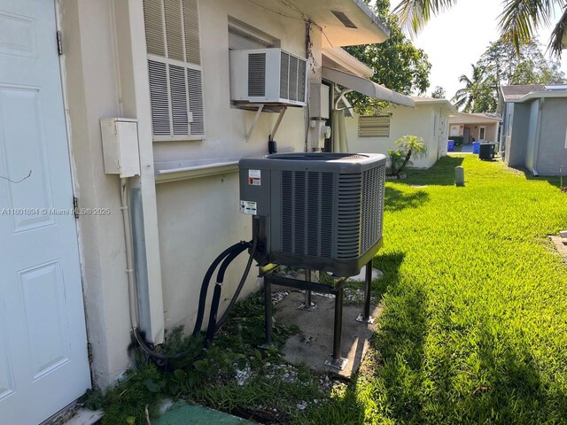 1130 NW 67th Ave, Margate, FL 33063 - exterior view of central air condition unit and stucco siding