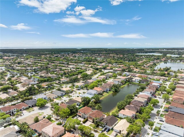 9248 SW 209th Ter, Cutler Bay, FL 33189 - aerial view of residential area with a large body of water