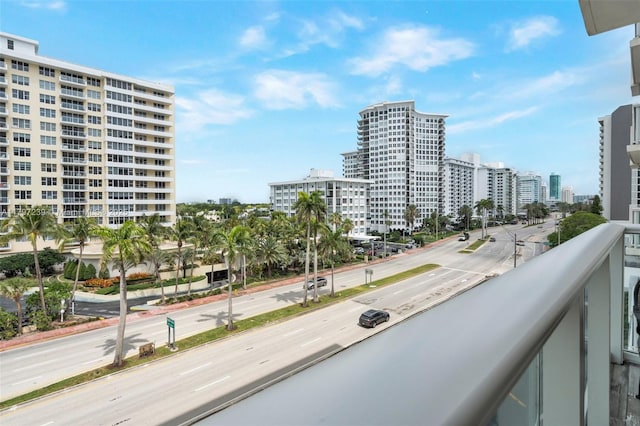 5601 Collins Ave Unit 615, Miami Beach, FL 33140 - balcony featuring a view of city