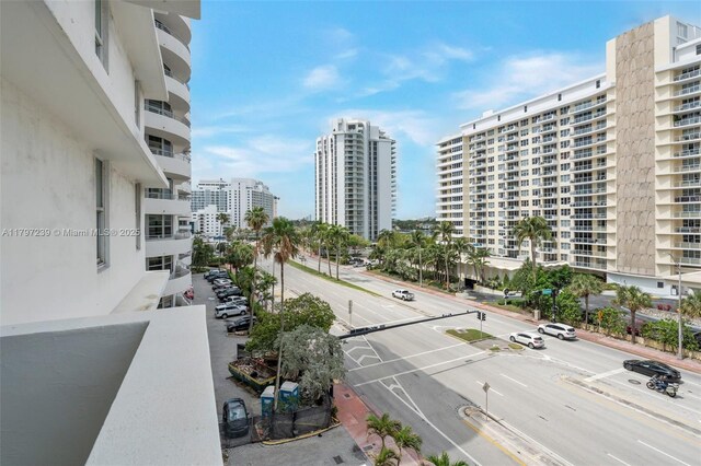 5601 Collins Ave Unit 615, Miami Beach, FL 33140 - balcony featuring a city view
