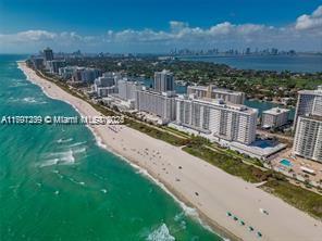 5601 Collins Ave Unit 615, Miami Beach, FL 33140 - view of urban area with waterfront with a beach