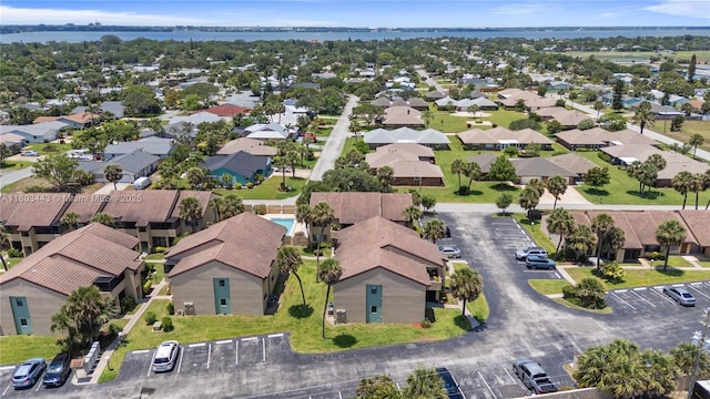 1145 N Shannon Unit 39, Indialantic, FL 32903 - aerial perspective of suburban area with a large body of water